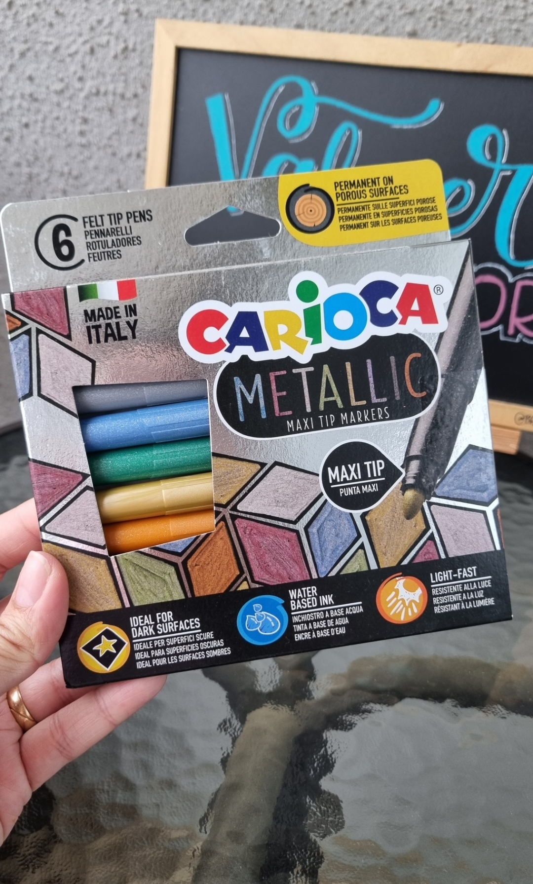 PLUMONES METALLIC 6C CARIOCA