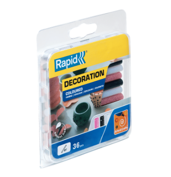 36 Barras De Silicona Purpurina 7mm X 90mm Colores - PS