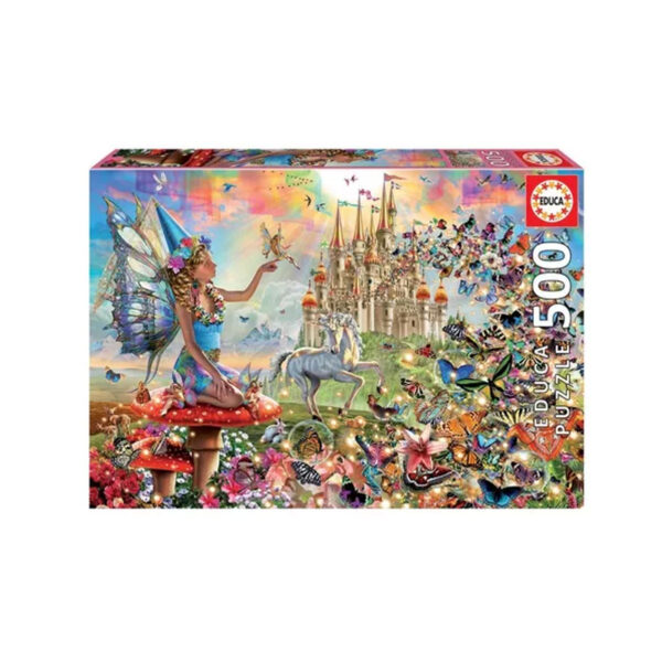 PUZZLE 500 HADAS Y MARIPOSAS EDUCA - Valper Store